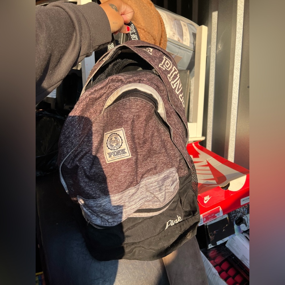 PINK Victoria's Secret Heathered Backpack